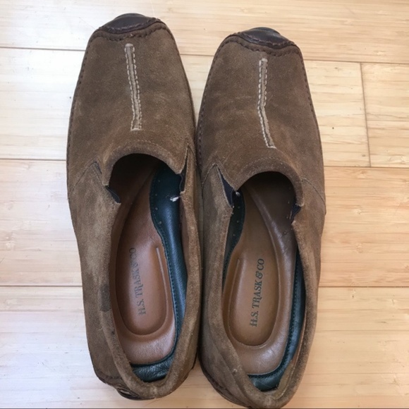 H.S. Trask & Co Brown loafer shoes, 9W. - Picture 3 of 7